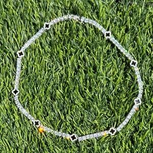 Diamond and Clovers Necklace